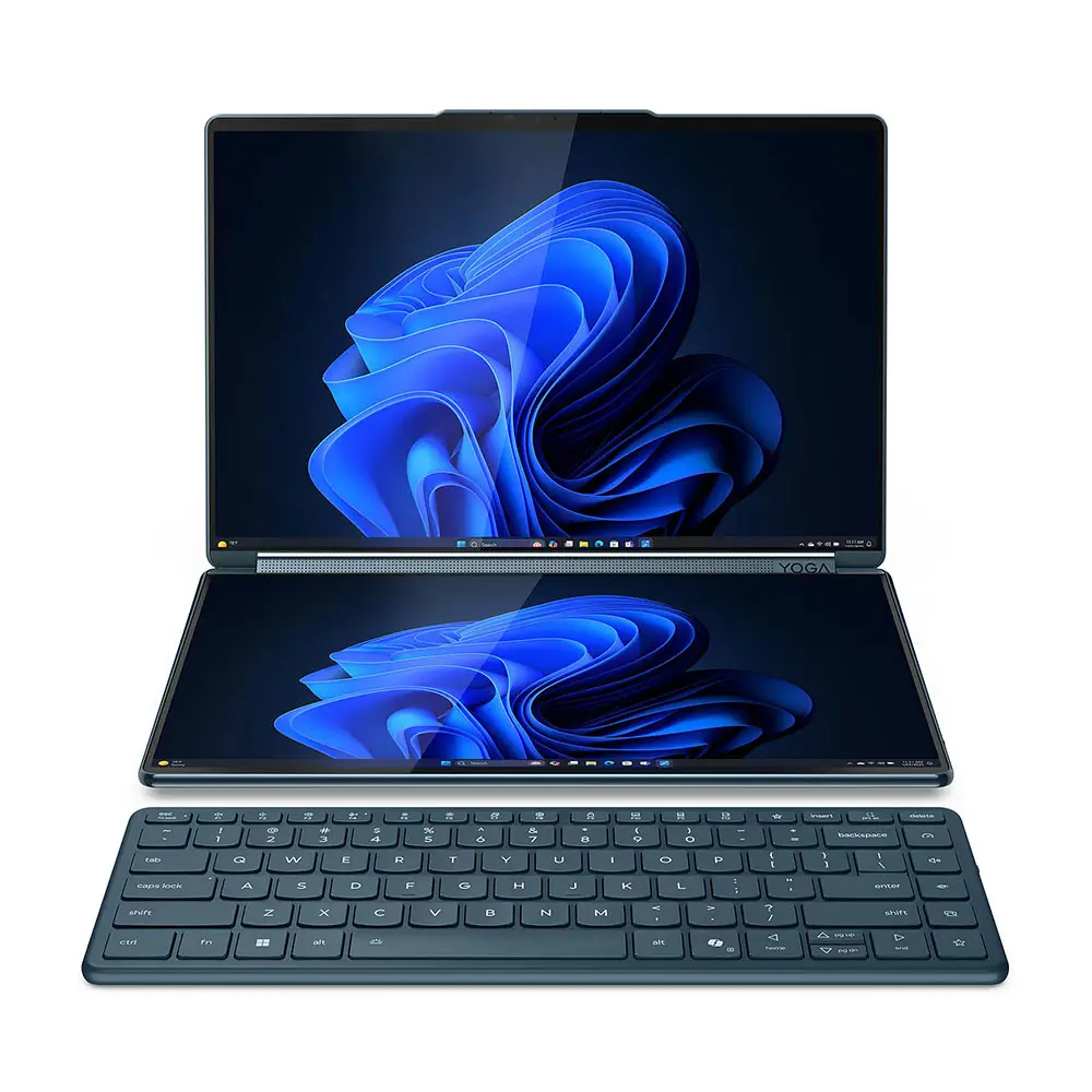 Лаптоп LENOVO Yoga Book 9 14IAH10 / Touchscreen /Win 11 ( Tidal Teal ) / TouchScreen / Win 11