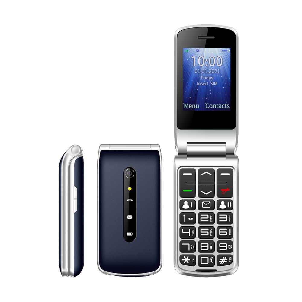 UNIWA F4 Flip Dual Sim Feature phone Green