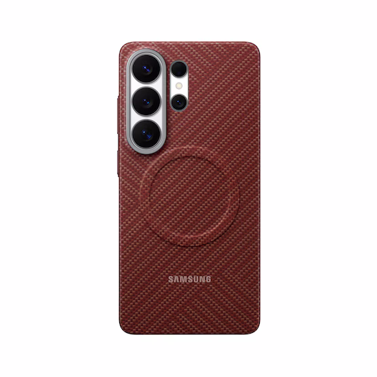 Samsung Galaxy S26 Ultra Carbon Magnet Case Red